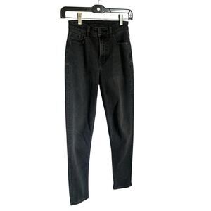 American Eagle Jeans Women's Teens Black Hi Rise Mom Jean size 000